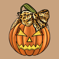 Leopard Ribbon Halloween Pumkin Vintage Tee | Teevron