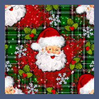Christmas Santa Claus Seamless Pattern Vintage Hoodie | Teevron