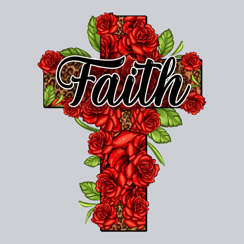 Faith Floral Cross Heavyweight Sweatshirt by NancyCooperArtShop | Teevron