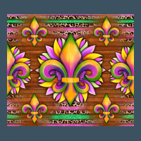 Mardi Gras Sunflowers Fleur, De Lis Glitter Leopard Background Urban Heavy Tee | Teevron
