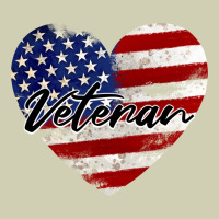 Veteran Heart American Flag Heavy Core Tee | Teevron