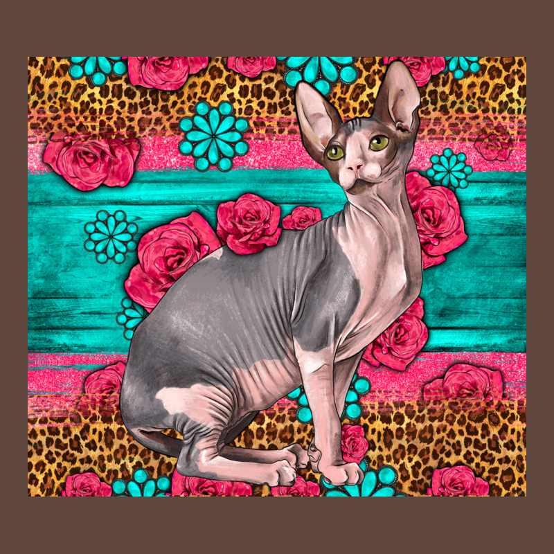 Pink Glitter And Roses Sphynx Cat Classic Tee by LillyAllenDesigns | Teevron