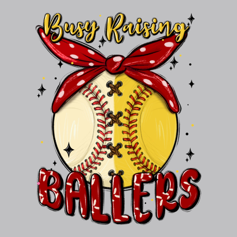 Busy Raising Ballers Malia Long Sleeve Tee by MaliasSmallBusiness | Teevron