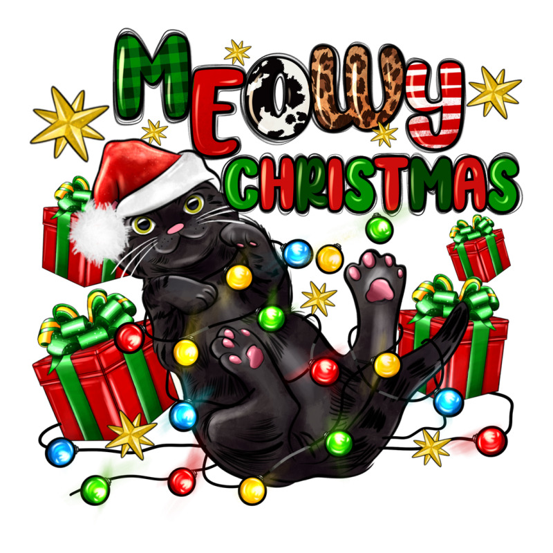 Meowy Christmas Ladies Tee by Zillion Design Studio | Teevron
