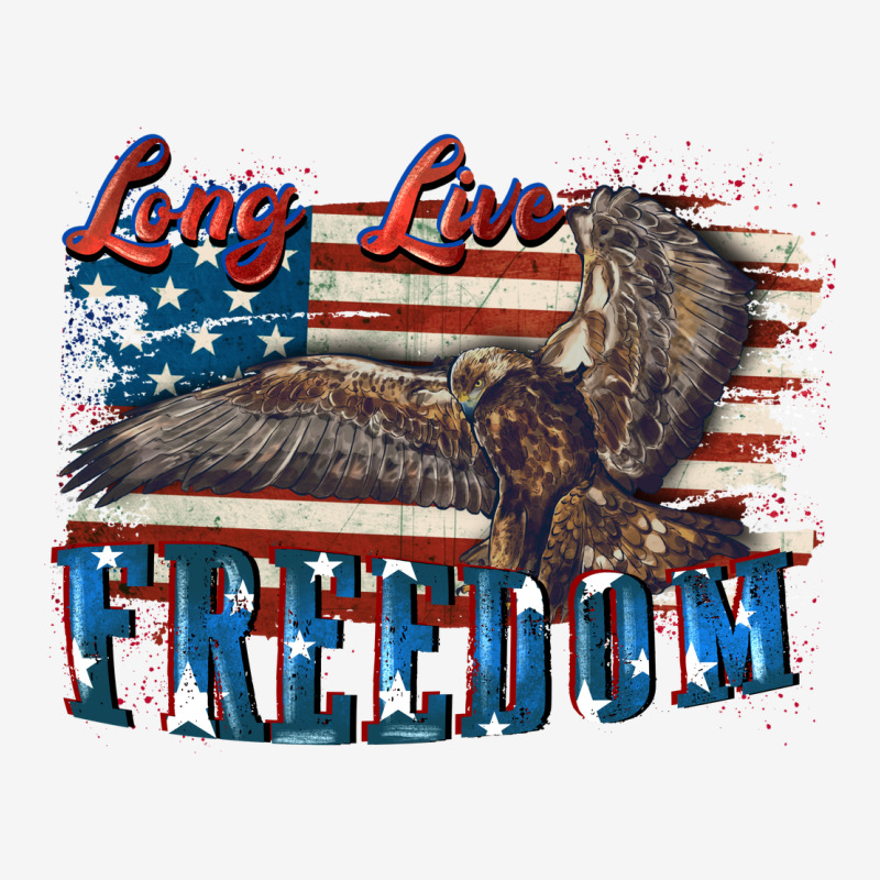 Long Live Freedom 4th Of July Urban Hoodie by CowGirlArtShop | Teevron