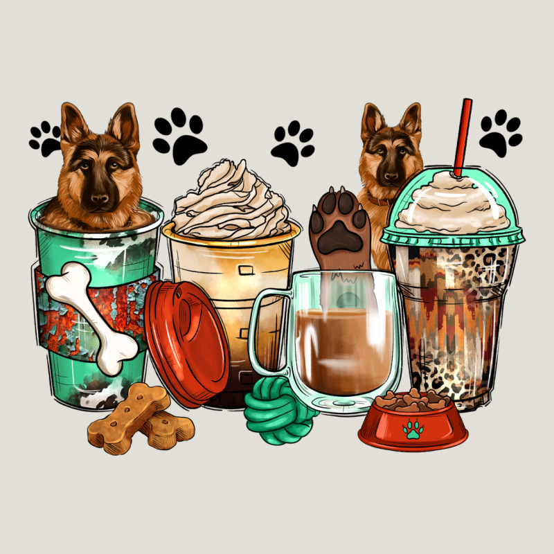 German Shepherds Coffee Cups Heavy Core Tee by Zillion Design Studio | Teevron