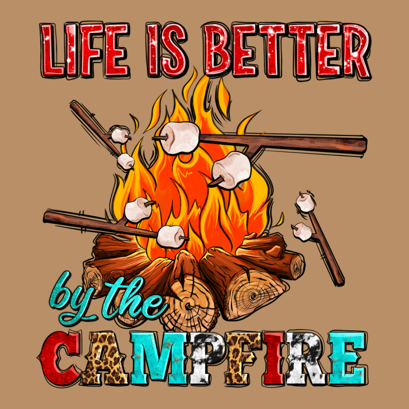 Life Is Better By The Campfire With Marshmallows Vintage Hoodie by AdoDesignShop | Teevron