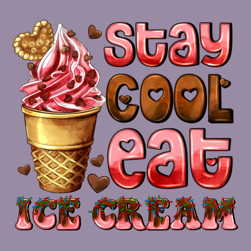 Stay Cool Eat Ice Cream Classic Tee by AdoDesignShop | Teevron