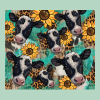 Western Leopard Sunflower Black And White  Cow Classic Tee | Teevron