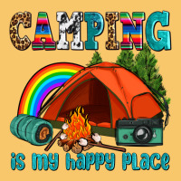 Camping Is My Happy  Place Vintage Hoodie | Teevron