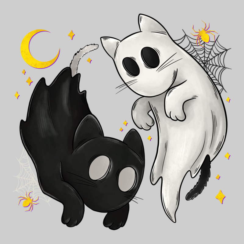 Ghost Cats With Balance Halloween Premium Tee by texasbilliewilder | Teevron