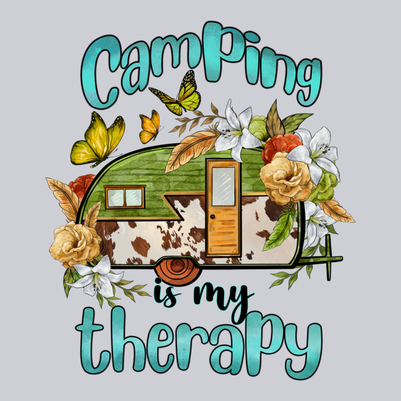 Camping Is My Therapy Heavyweight Sweatshirt by BarkalooDesign | Teevron
