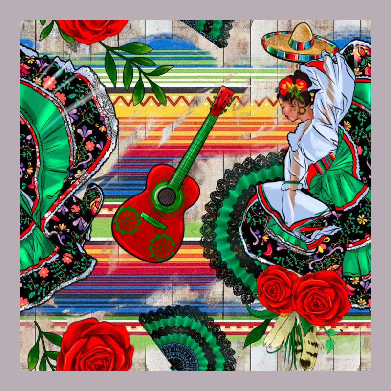 Flamenco Dancer Seamless Pattern Vintage Tee by BundleAndBundleShop | Teevron
