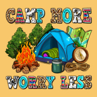Camp More Worry Less Vintage Hoodie | Teevron
