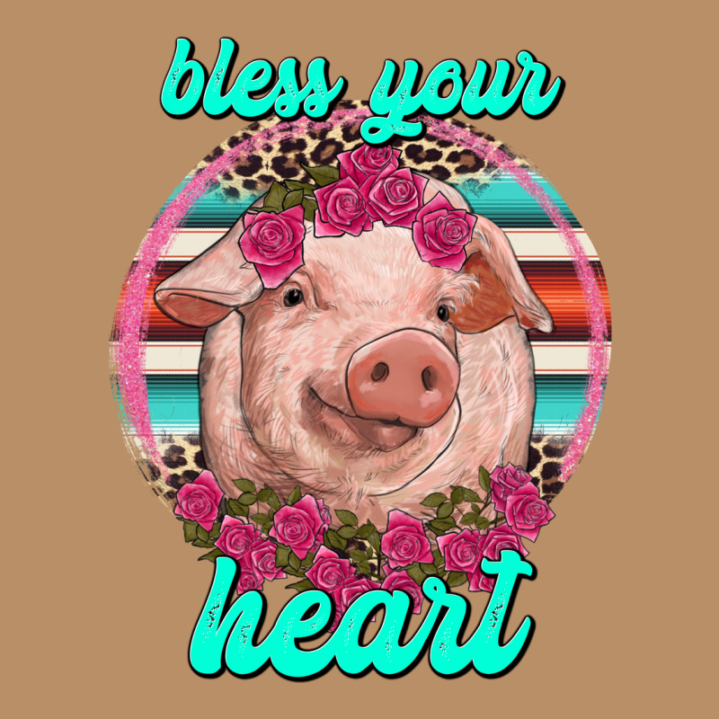 Bless Your Heart Pig Vintage Hoodie by RanaPortraitStore | Teevron