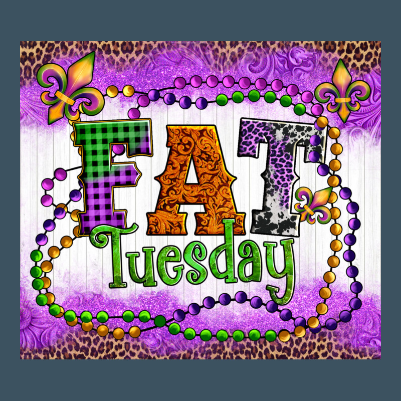 Fat Tuesday Fleur De Lis And Mardi Gras Beads Urban Heavy Tee by Artiststas | Teevron