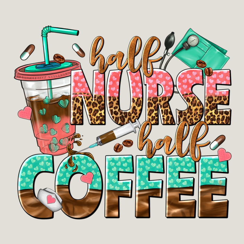 Half Nurse Half Coffee Heavy Core Tee by texasbilliewilder | Teevron