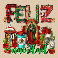 Feliz Navidad Lady Of Guadalupe Christmas Coffee Heavyweight Sweatshirt | Teevron