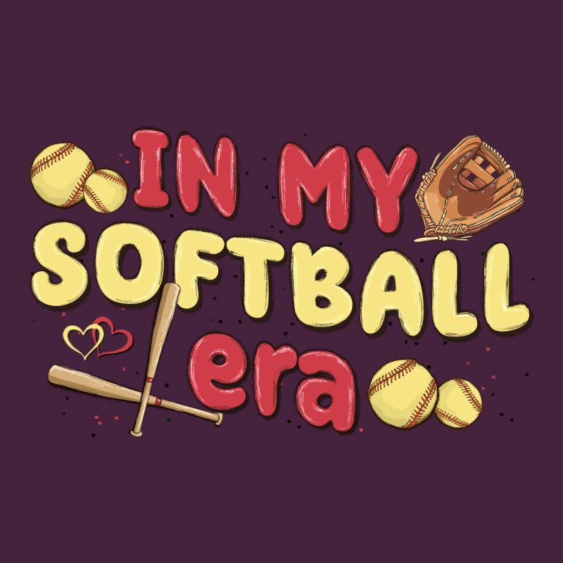 In My Softball Era Long Sleeve Tee by MaliasSmallBusiness | Teevron