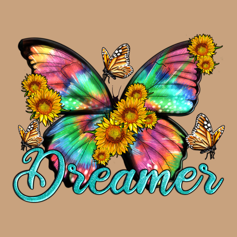 Dreamer With Butterfly And Sunflowers Vintage Tee by Artiststas | Teevron