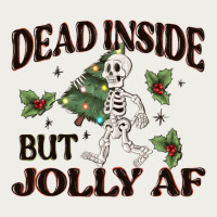 Dead Inside But Jolly Af Zipper Hoodie | Teevron
