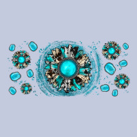 Turquoise Gemstone Sunflower Long Sleeve Tee | Teevron