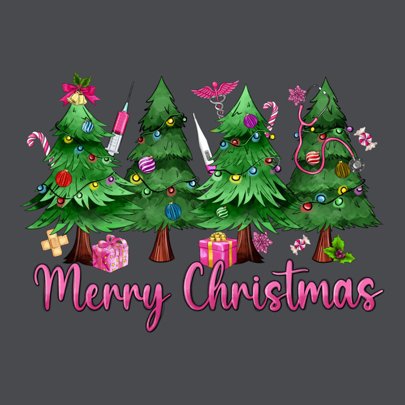 Merry Christmas Nurse Trees Zipper Hoodie by MaliasSmallBusiness | Teevron