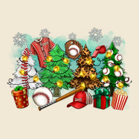 Christmas Trees With Baseball Ladies Tee | Teevron