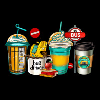 School Bus Driver Coffee Cups Heavyweight Sweatshirt | Teevron