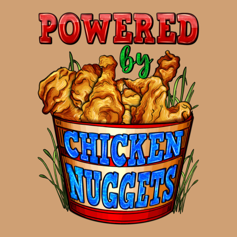 Powered By Chicken Nuggets Vintage Tee by AdoDesignShop | Teevron