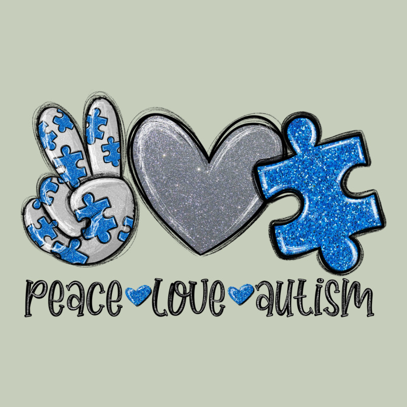 Peace Love Autism Long Sleeve Tee by MaliasSmallBusiness | Teevron
