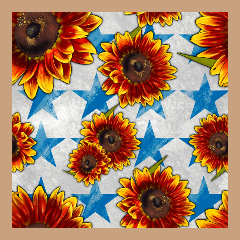 Patriotic Sunflowers And Stars Vintage Tee by BundleAndBundleShop | Teevron