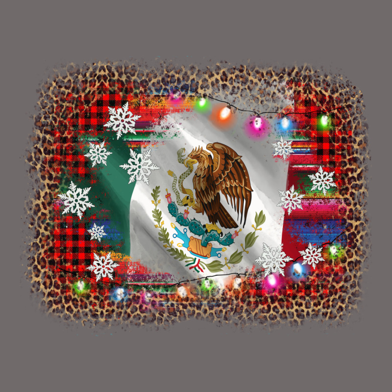 Mexico Flag Christmas Urban Heavy Tee by AdoDesignShop | Teevron