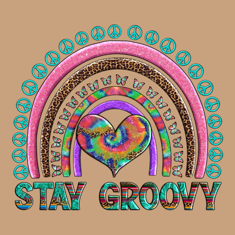 Stay Groovy With Rainbow And Heart Vintage Tee by Artiststas | Teevron