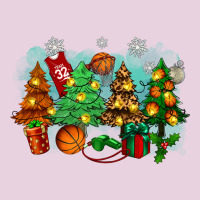 Christmas Trees With Basketball Ladies Tee | Teevron