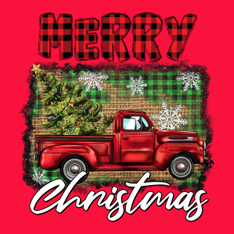Merry Christmas Truck Classic Tee by BarkalooDesign | Teevron