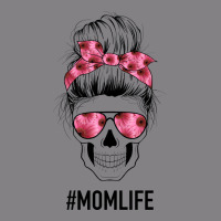 Pink Flower Mom Skull Heavyweight Hoodie | Teevron