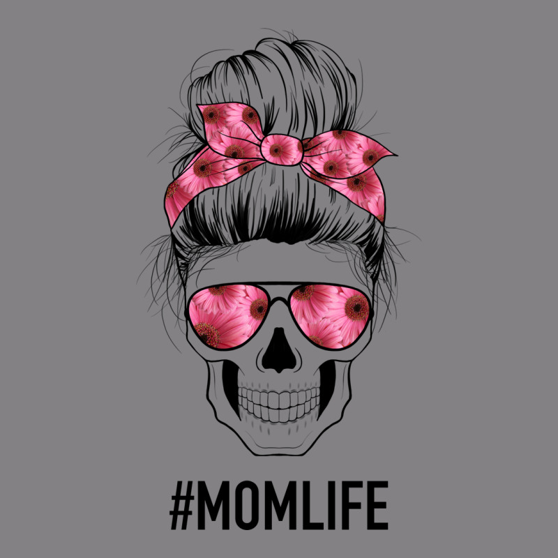 Pink Flower Mom Skull Heavyweight Hoodie by Bettercallsaul | Teevron
