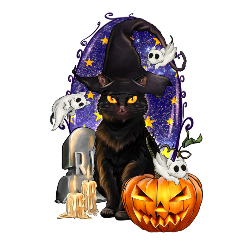 Halloween Cat And Pumpkin Premium Tee by texasbilliewilder | Teevron