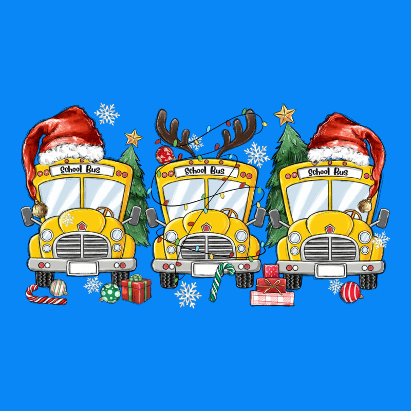 Christmas School Bus Zipper Hoodie by MaliasSmallBusiness | Teevron