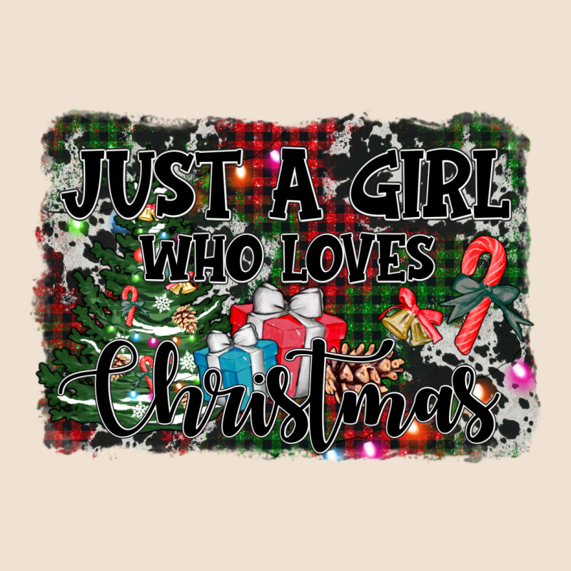 Just A Girl Who Loves Christmas Urban Heavy Tee by AdoDesignShop | Teevron
