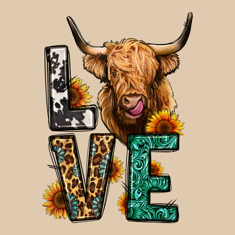 Love Long Haired Cow Heavyweight Sweatshirt by Jasminsmagicworld | Teevron