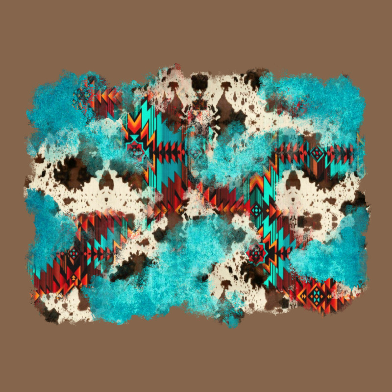 Aztec Cowhide Background Premium Tee by Zillion Design Studio | Teevron