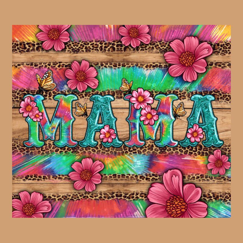Mama With Tie Dye And Flowers Vintage Tee by Artiststas | Teevron