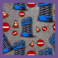 Scissor Lift Seamless Pattern Vintage Tee | Teevron