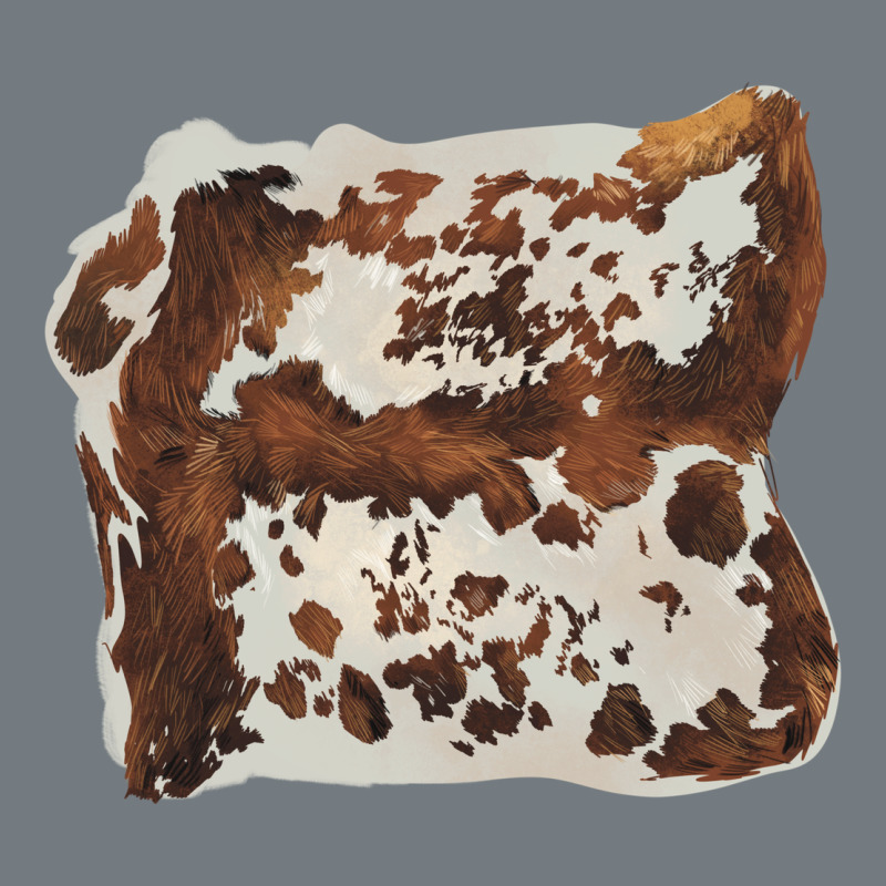 Hand Drawn Cowhide Cow Fur Heavyweight Sweatshirt by BarkalooDesign | Teevron