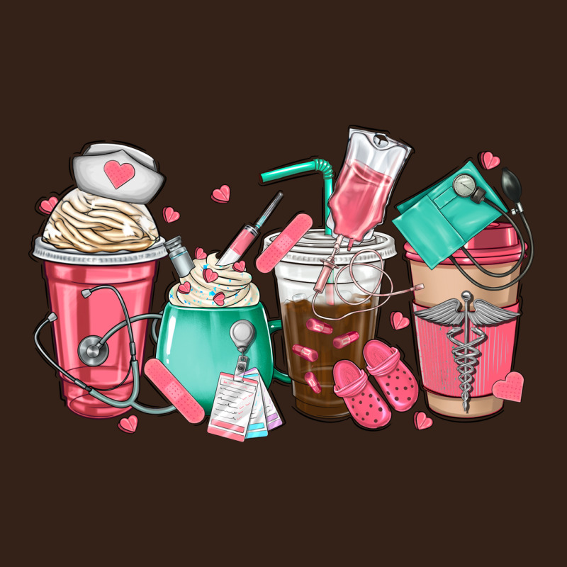 Nurse Coffee Cups Heavy Core Tee by texasbilliewilder | Teevron