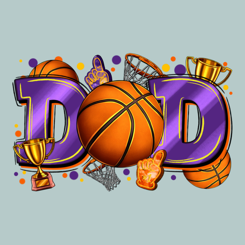 Dad Basketball Heavy Core Tee by Zillion Design Studio | Teevron