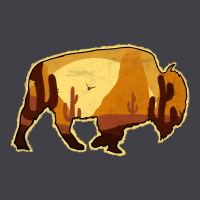 Desert Landscape Bison Silhouette Heavyweight Hoodie | Teevron