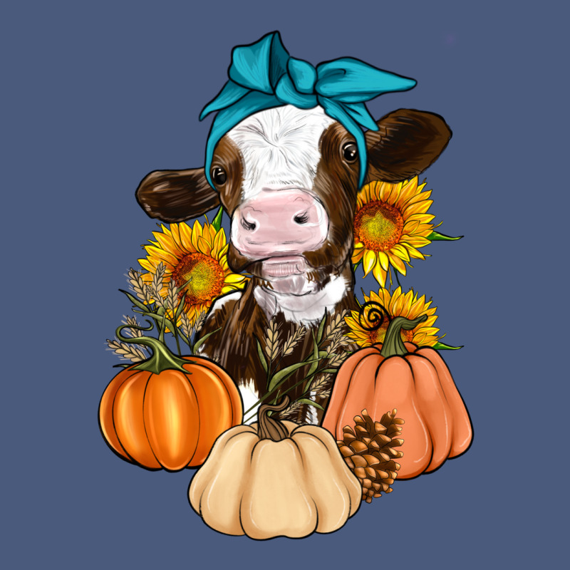 Cow Fall Pumpkin Vintage Hoodie by Artiststas | Teevron